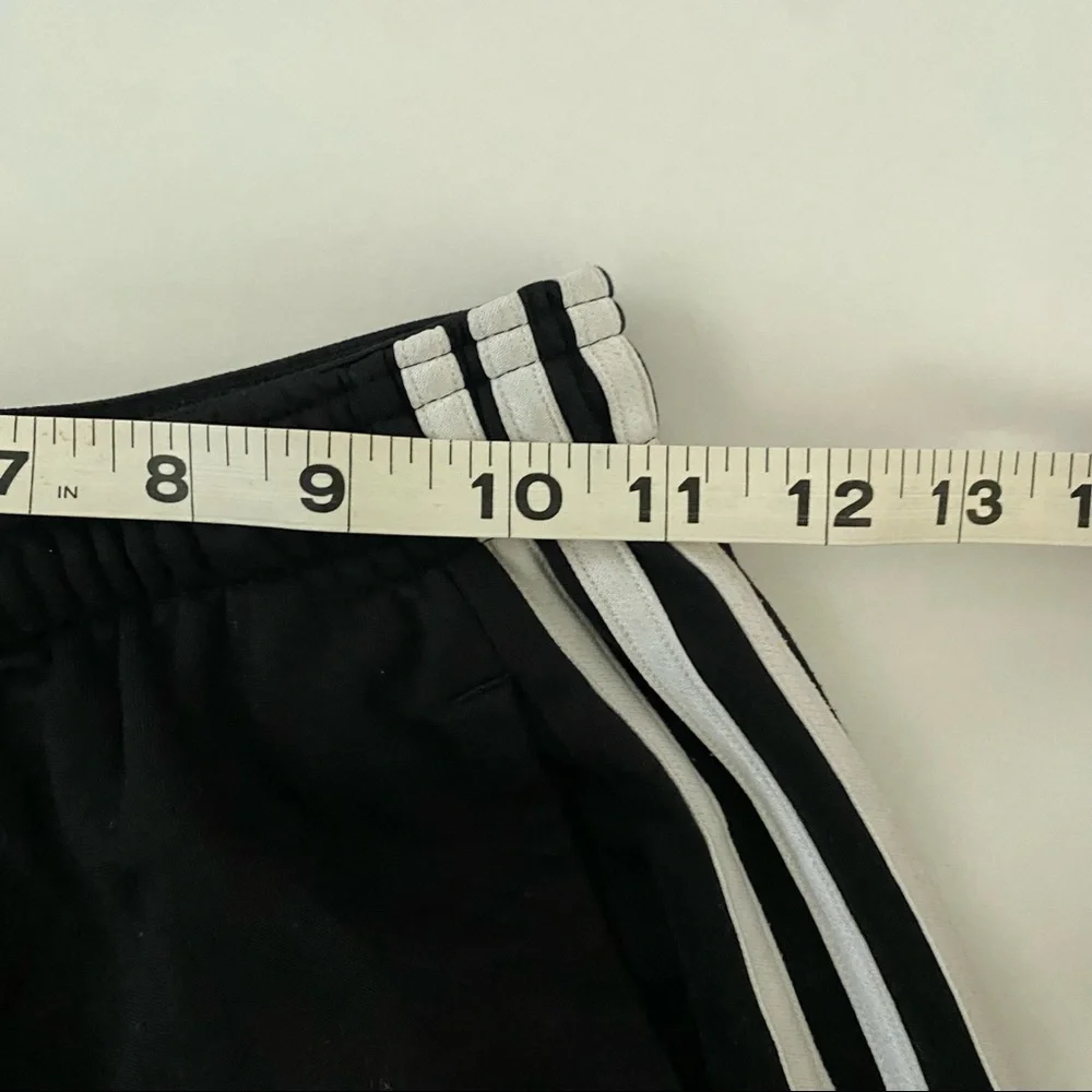 Mens‎ Adidas sweatpants track pants size medium black white stripes